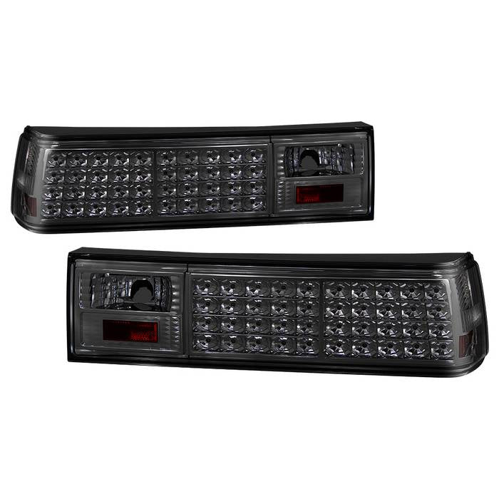 SPYDER Xtune Ford MUStang 87-93 LED Tail Lights Smoke ALT-ON-FM87-LED-SM 5013002