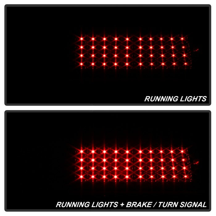 SPYDER Xtune Ford MUStang 87-93 LED Tail Lights Smoke ALT-ON-FM87-LED-SM 5013002