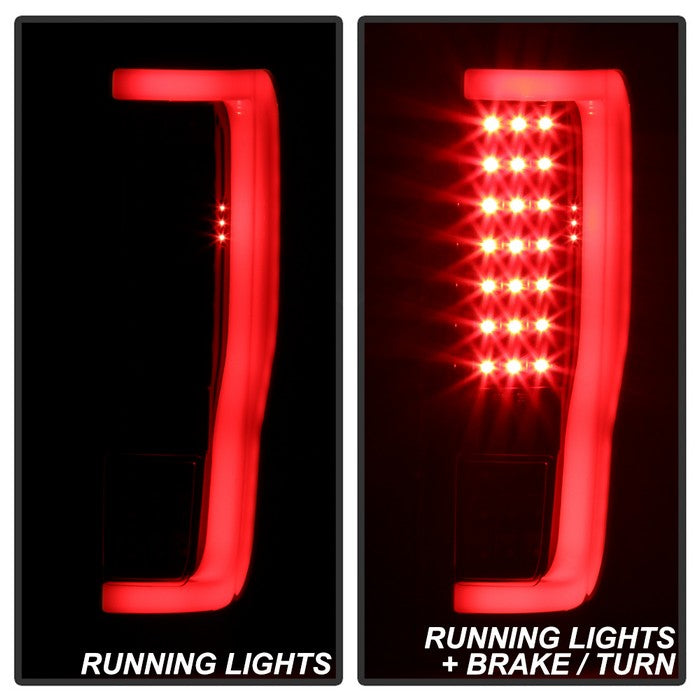 SPYDER xTune 17-18 Ford F-250 Super Duty (Excl LED Models) LED Tail Lights - Black (ALT-ON-FS17-LBLED-BK) 9041600