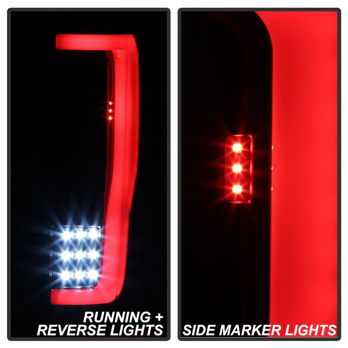 SPYDER xTune 17-18 Ford F-250 Super Duty (Excl LED Models) LED Tail Lights - Black (ALT-ON-FS17-LBLED-BK) 9041600