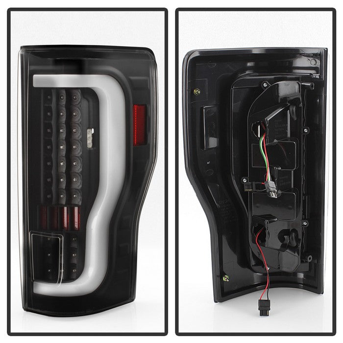 SPYDER xTune 17-18 Ford F-250 Super Duty (Excl LED Models) LED Tail Lights - Black (ALT-ON-FS17-LBLED-BK) 9041600