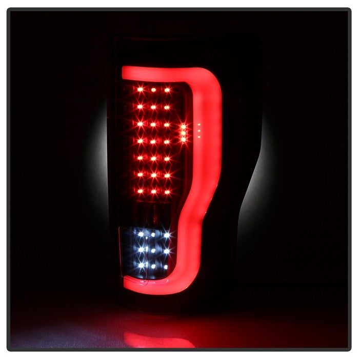 SPYDER xTune 17-18 Ford F-250 Super Duty (Excl LED Models) LED Tail Lights - Black (ALT-ON-FS17-LBLED-BK) 9041600