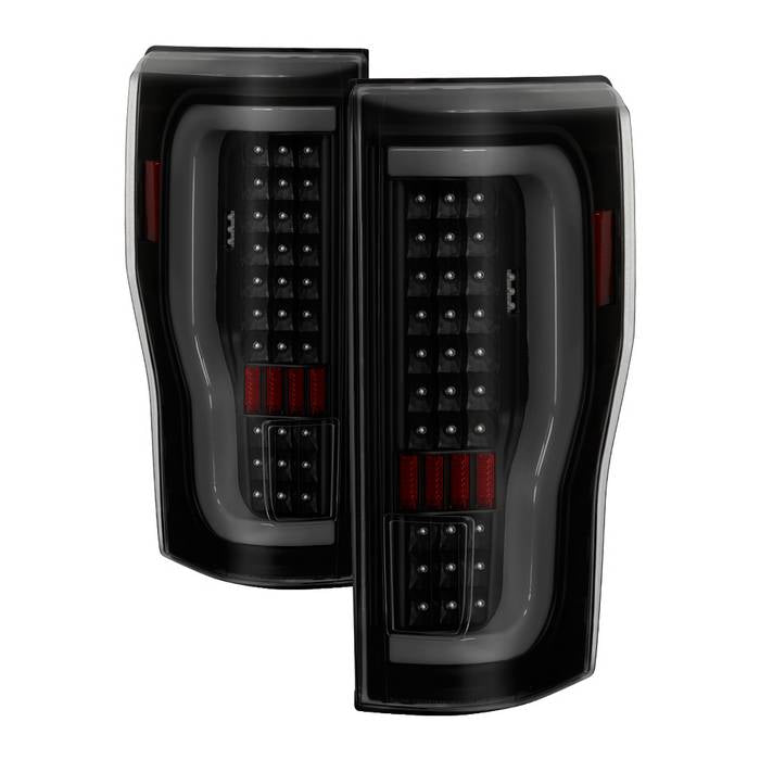 SPYDER xTune 17-18 Ford F-250 Super Duty (Excl LED Models) LED Tail Lights-Blk Smk (ALT-ON-FS17-LBLED-BSM) 9041617