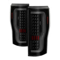 SPYDER xTune 17-18 Ford F-250 Super Duty (Excl LED Models) LED Tail Lights-Blk Smk (ALT-ON-FS17-LBLED-BSM) 9041617