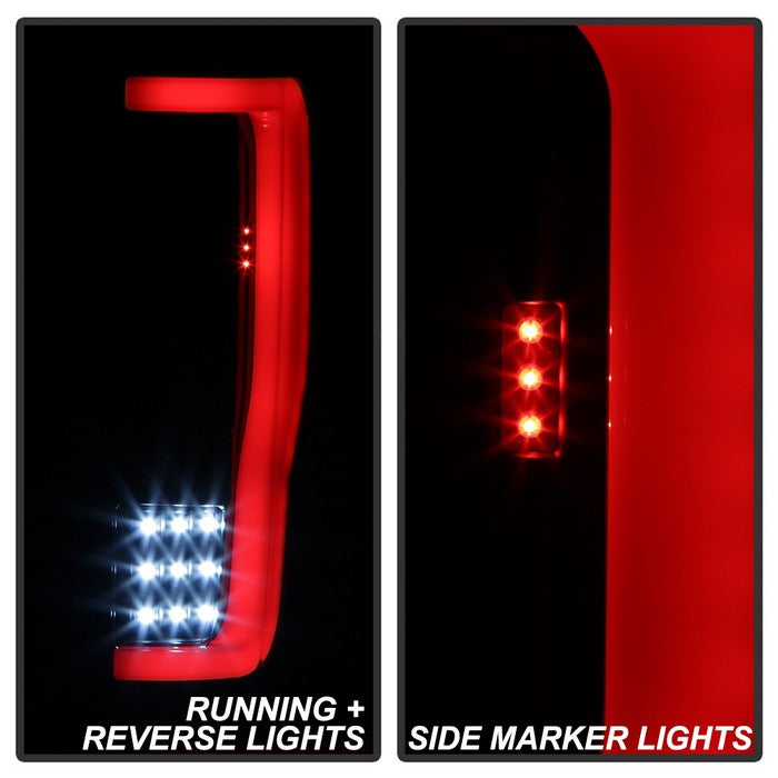 SPYDER xTune 17-18 Ford F-250 Super Duty (Excl LED Models) LED Tail Lights-Blk Smk (ALT-ON-FS17-LBLED-BSM) 9041617