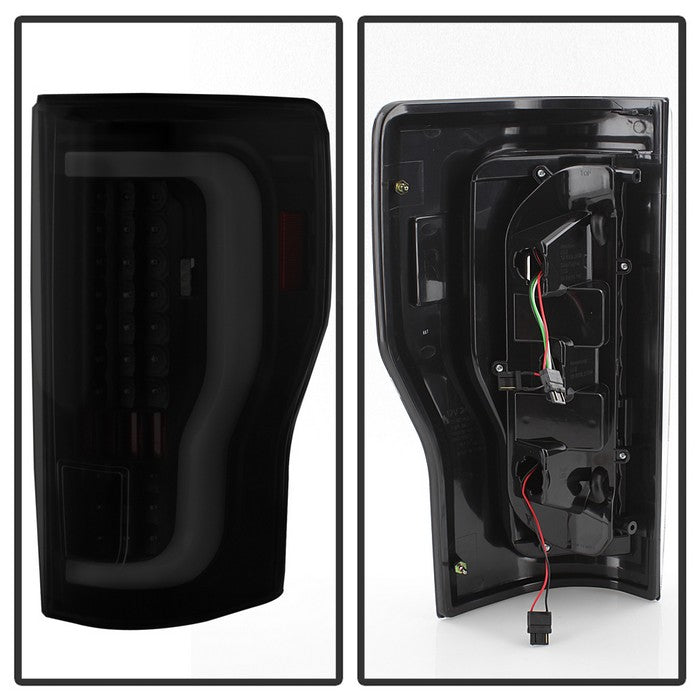 SPYDER xTune 17-18 Ford F-250 Super Duty (Excl LED Models) LED Tail Lights-Blk Smk (ALT-ON-FS17-LBLED-BSM) 9041617