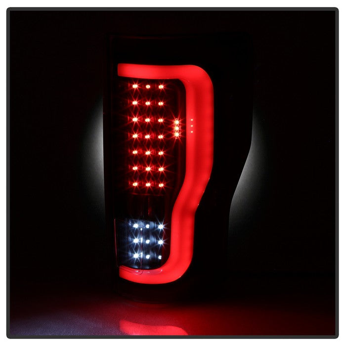 SPYDER xTune 17-18 Ford F-250 Super Duty (Excl LED Models) LED Tail Lights-Blk Smk (ALT-ON-FS17-LBLED-BSM) 9041617