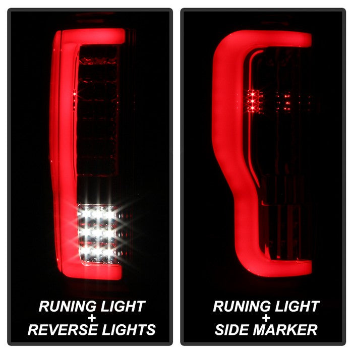 SPYDER xTune 17-18 Ford F-250 SD (Excl LED Models) LED Tail Lights - Red Clear (ALT-ON-FS17-LBLED-RC) 9041624