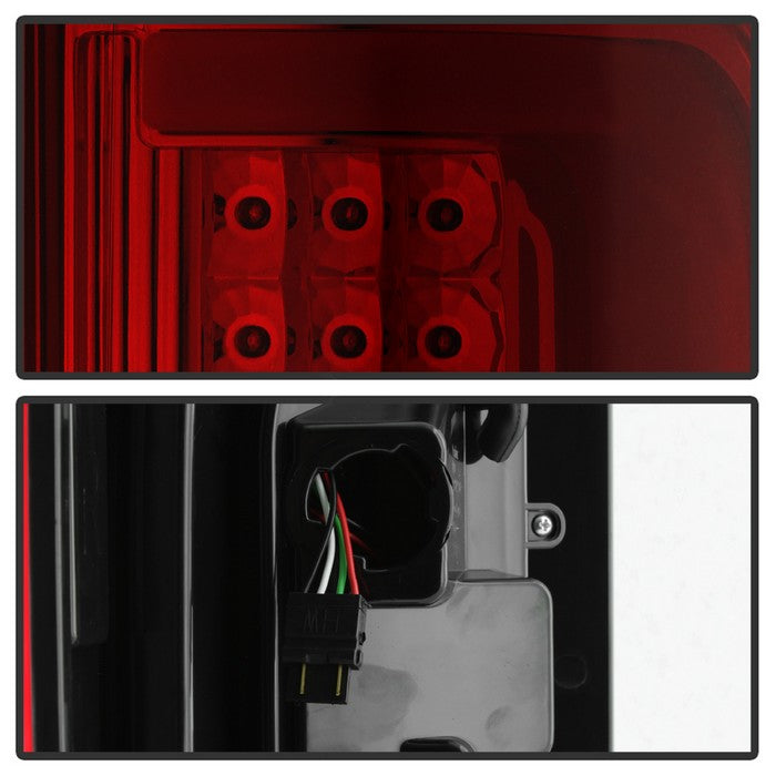 SPYDER xTune 17-18 Ford F-250 SD (Excl LED Models) LED Tail Lights - Red Clear (ALT-ON-FS17-LBLED-RC) 9041624