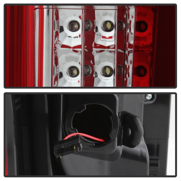 SPYDER xTune 17-18 Ford F-250 SD (Excl LED Models) LED Tail Lights - Red Clear (ALT-ON-FS17-LBLED-RC) 9041624