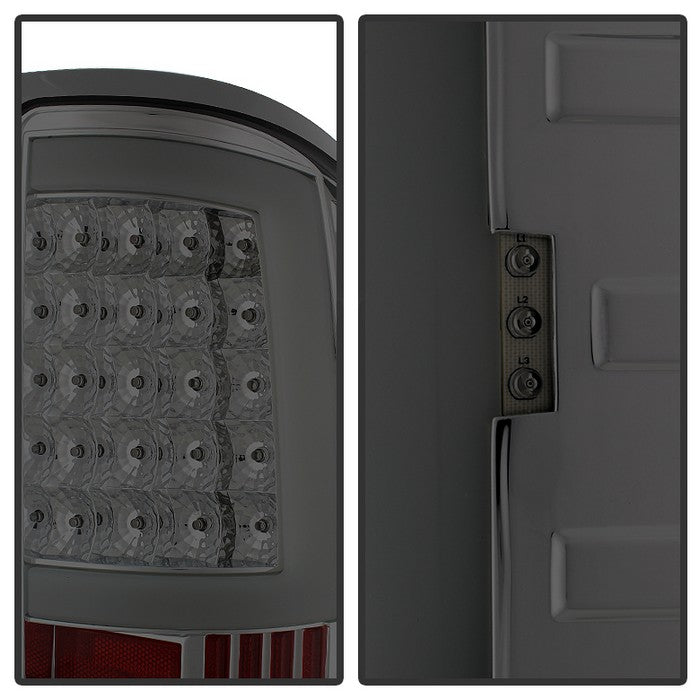 SPYDER Xtune GMC Sierra 07-13 LED Tail Lights Smoke ALT-ON-GS07-G2-LED-SM 5081599