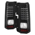 SPYDER Xtune Hummer H3 06-09 ( Non H3T ) LED Tail Lights Black ALT-ON-HH306-LED-BK 5017697