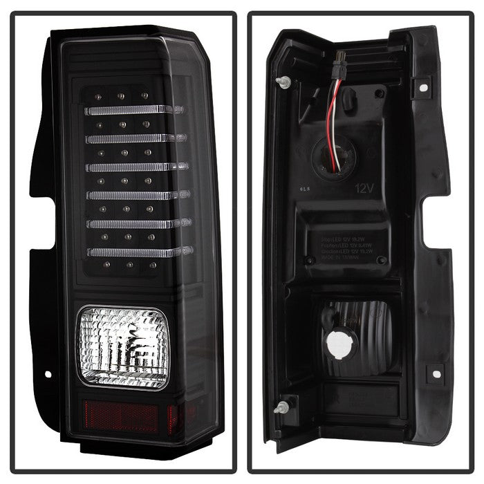 SPYDER Xtune Hummer H3 06-09 ( Non H3T ) LED Tail Lights Black ALT-ON-HH306-LED-BK 5017697