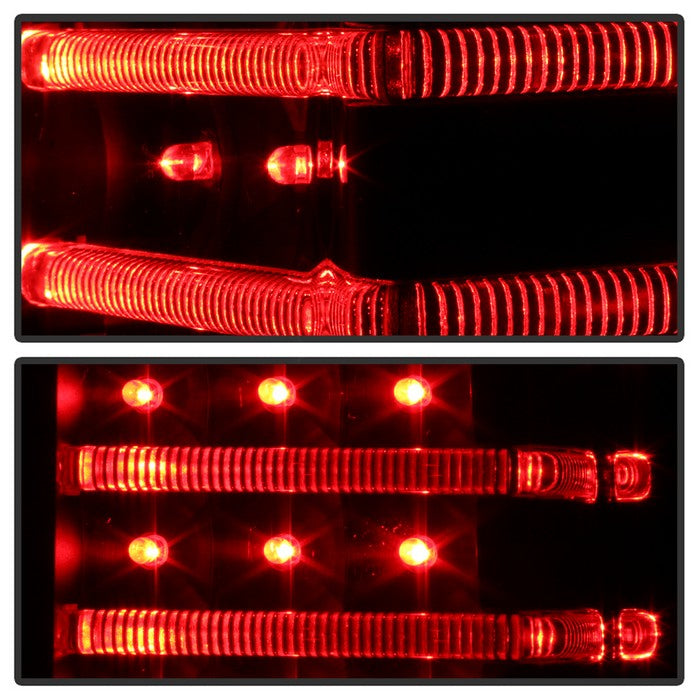 SPYDER Xtune Hummer H3 06-09 ( Non H3T ) LED Tail Lights Black ALT-ON-HH306-LED-BK 5017697