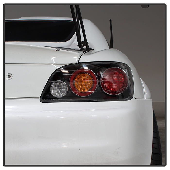 SPYDER xTune Honda S2000 04-08 LED Tail Lights - Black ALT-ON-HS2K04-LED-BK 5081605