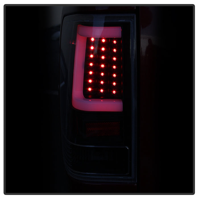 SPYDER xTune 04-15 Nissan Titan Light Bar LED Tail Lights - Black (ALT-ON-NTI04-LBLED-BK) 9038532