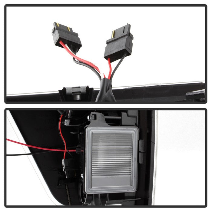 SPYDER xTune 04-15 Nissan Titan Light Bar LED Tail Lights - Black (ALT-ON-NTI04-LBLED-BK) 9038532
