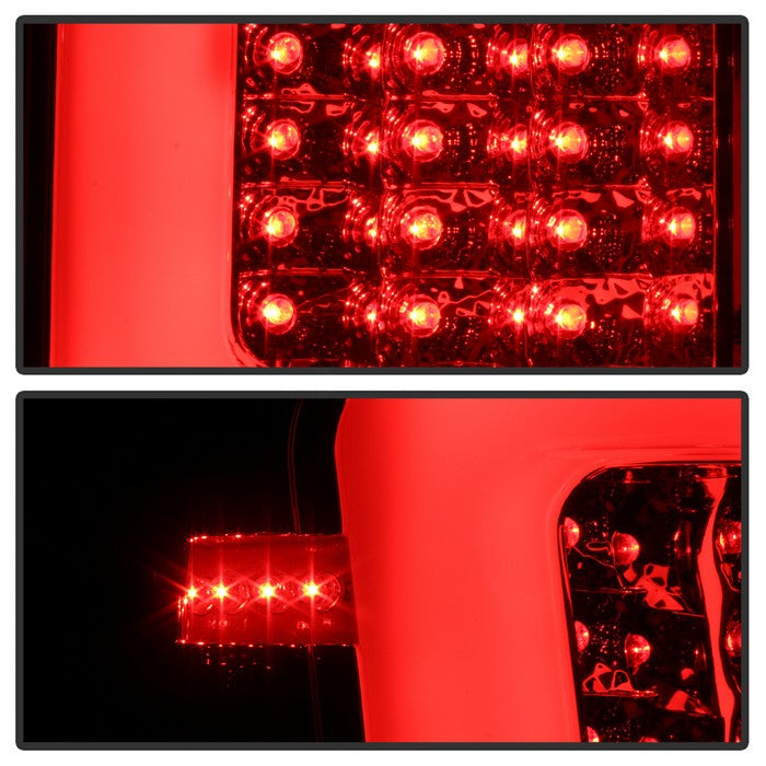 SPYDER xTune 04-15 Nissan Titan Light Bar LED Tail Lights - Smoke (ALT-ON-NTI04-LBLED-SM) 9038549