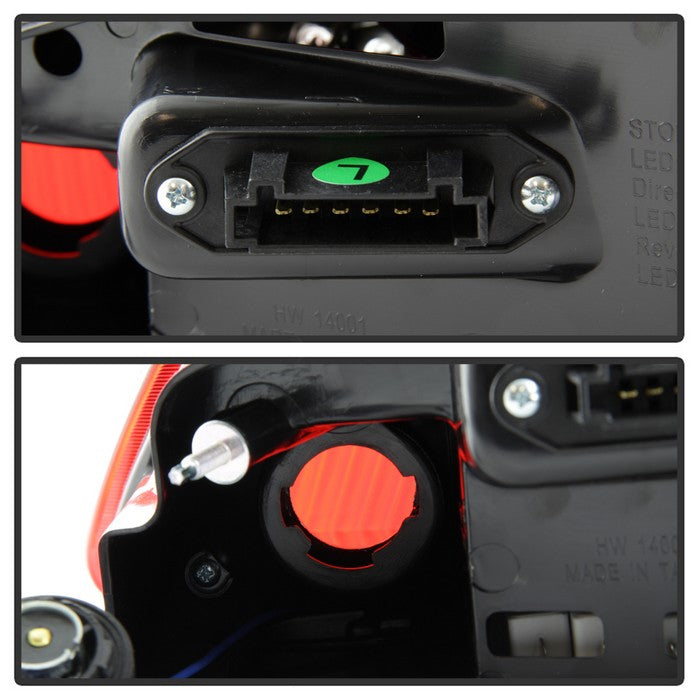 SPYDER xTune Porsche 987 Cayman 06-08 / Boxster 05-08 LED Tail Lights - Red Clear ALT-ON-P98705-LED-RC 9038600