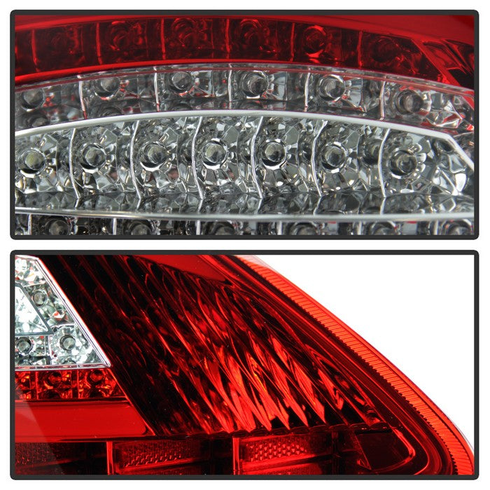 SPYDER xTune Porsche 987 Cayman 06-08 / Boxster 05-08 LED Tail Lights - Red Clear ALT-ON-P98705-LED-RC 9038600