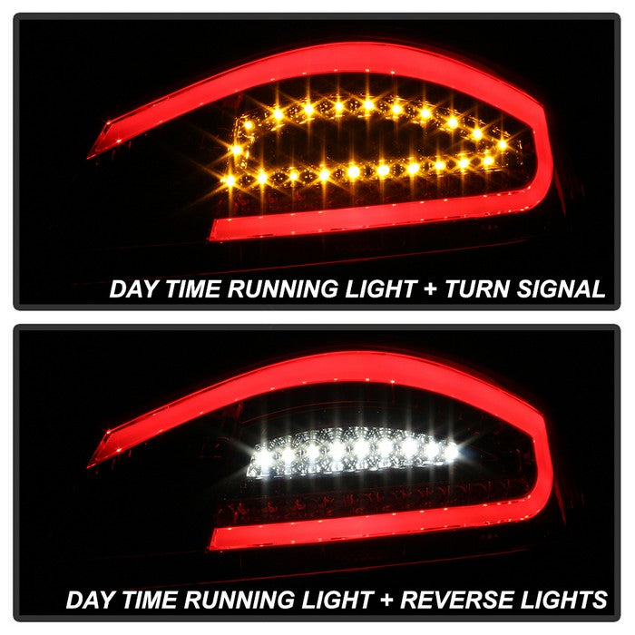 SPYDER xTune 05-08 Porsche Boxster (987) LED Tail Lights - Red Smoke (ALT-ON-P98705-LED-RS) 9038617