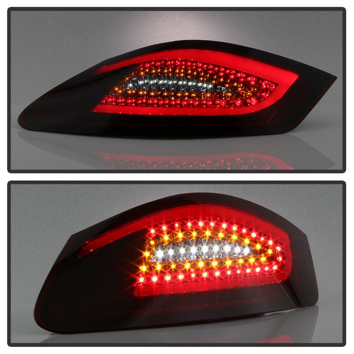 SPYDER xTune 05-08 Porsche Boxster (987) LED Tail Lights - Red Smoke (ALT-ON-P98705-LED-RS) 9038617