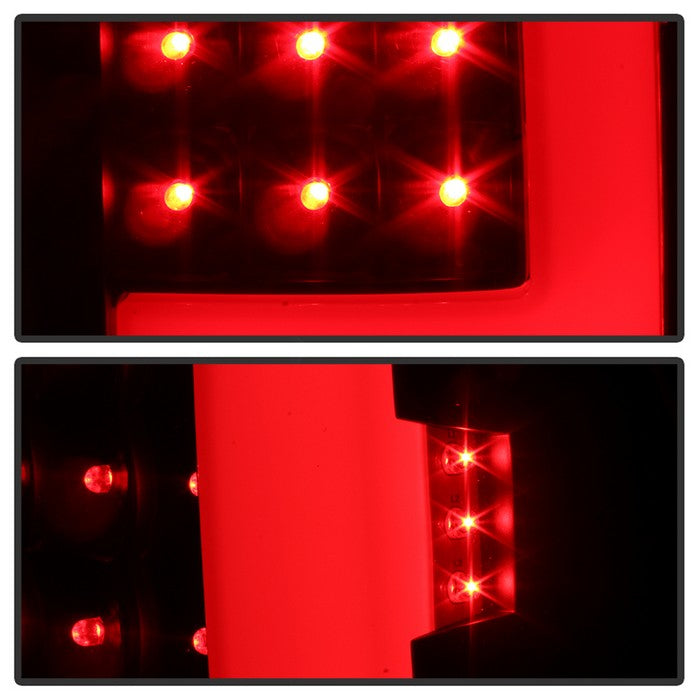 SPYDER xTune 05-15 Toyota Tacoma (Excl LED Tail Lights) LED Tail Lights - Blk Smk (ALT-ON-TT05-LBLED-BSM) 9038556