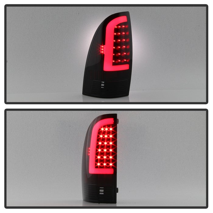SPYDER xTune 05-15 Toyota Tacoma (Excl LED Tail Lights) LED Tail Lights - Blk Smk (ALT-ON-TT05-LBLED-BSM) 9038556