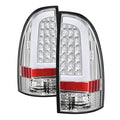 SPYDER xTune 05-15 Toyota Tacoma (Excl Models w/LED) Light Bar LED Tail Lights -Chrm (ALT-ON-TT05-LBLED-C) 5082114