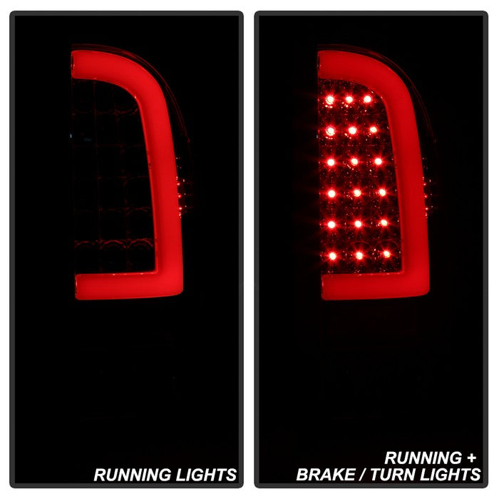 SPYDER xTune 05-15 Toyota Tacoma (Excl Models w/LED) Light Bar LED Tail Lights -Chrm (ALT-ON-TT05-LBLED-C) 5082114