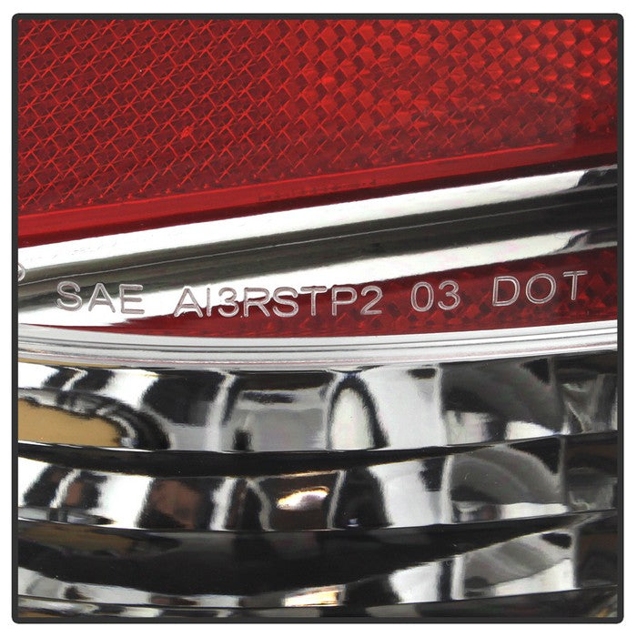 SPYDER xTune 05-15 Toyota Tacoma (Excl Models w/LED) Light Bar LED Tail Lights -Chrm (ALT-ON-TT05-LBLED-C) 5082114