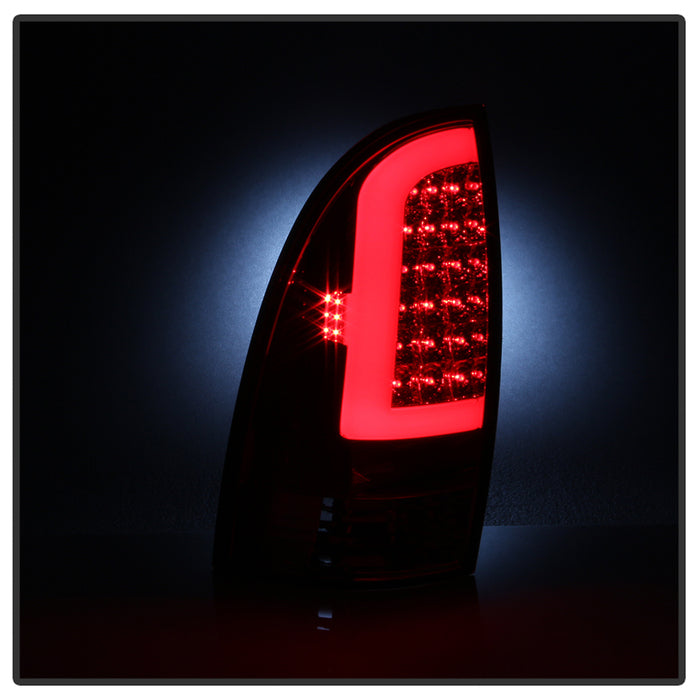 SPYDER xTune 05-15 Toyota Tacoma (Excl LED Tail Light) LED Tail Lights - Red Clear (ALT-ON-TT05-LBLED-RC) 5082138