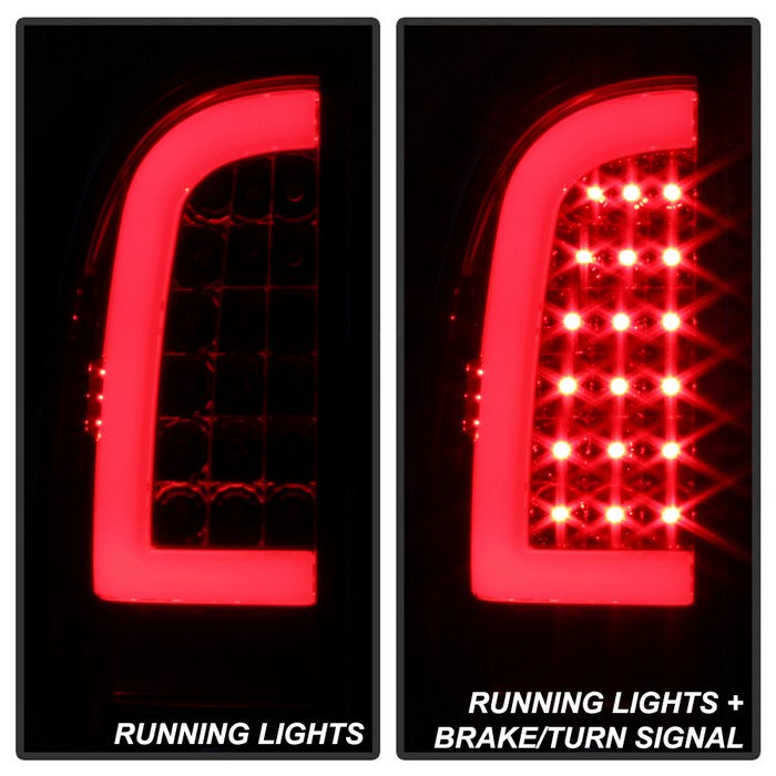 SPYDER xTune 05-15 Toyota Tacoma (Excl LED Tail Light) LED Tail Lights - Red Clear (ALT-ON-TT05-LBLED-RC) 5082138