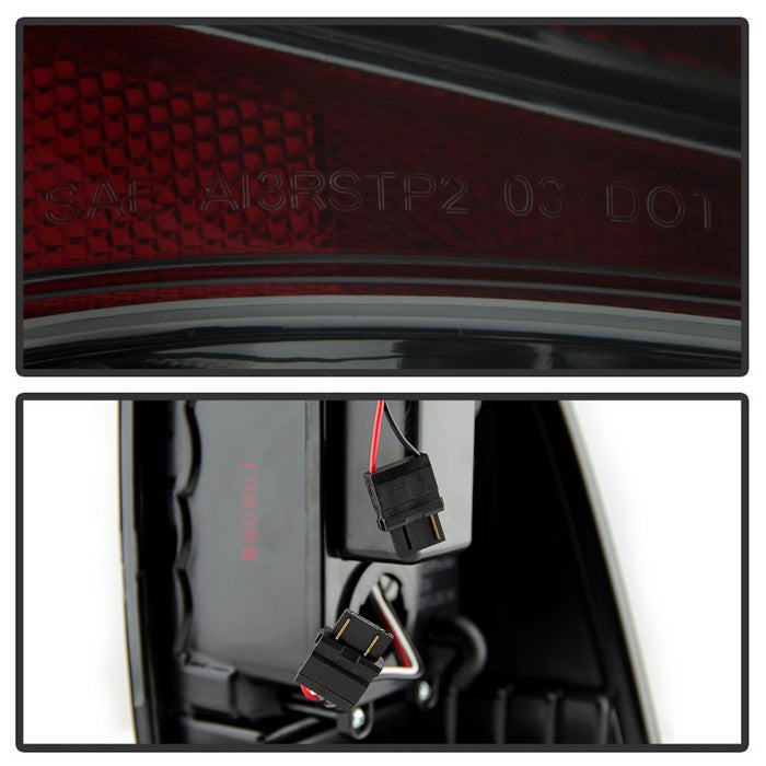 SPYDER xTune 05-15 Toyota Tacoma (Excl Models w/LED) Light Bar LED Tail Lights -Blk (ALT-ON-TT05-LBLED-SM) 5082145