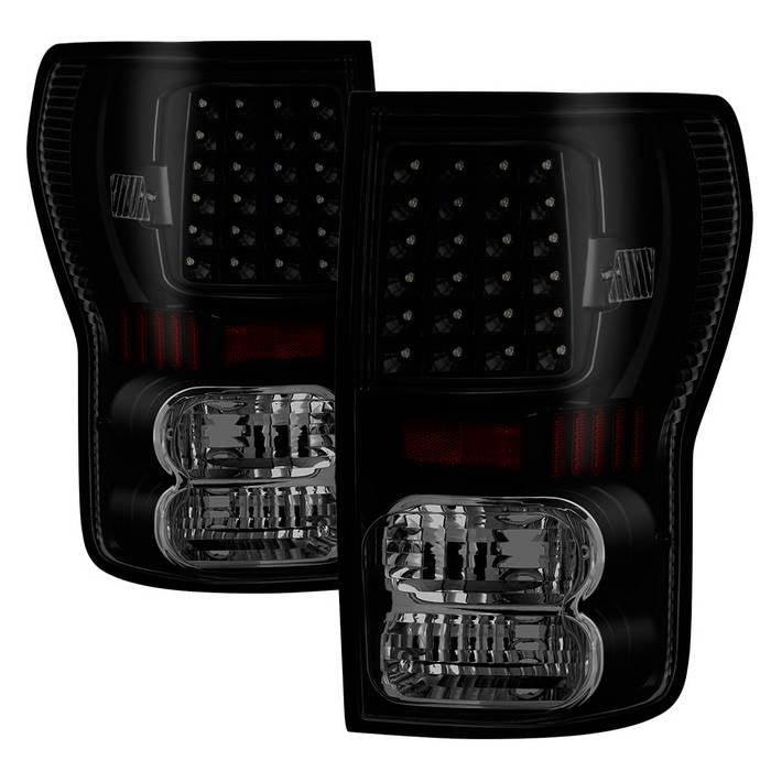 SPYDER Xtune Toyota Tundra 07-13 LED Tail Lights Black Smoke ALT-ON-TTU07-LED-BSM 5081186