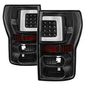 SPYDER xTune 07-13 Toyota Tundra Light Bar LED Tail lights - Black (ALT-ON-TTU07V2-LBLED-BK) 9038563