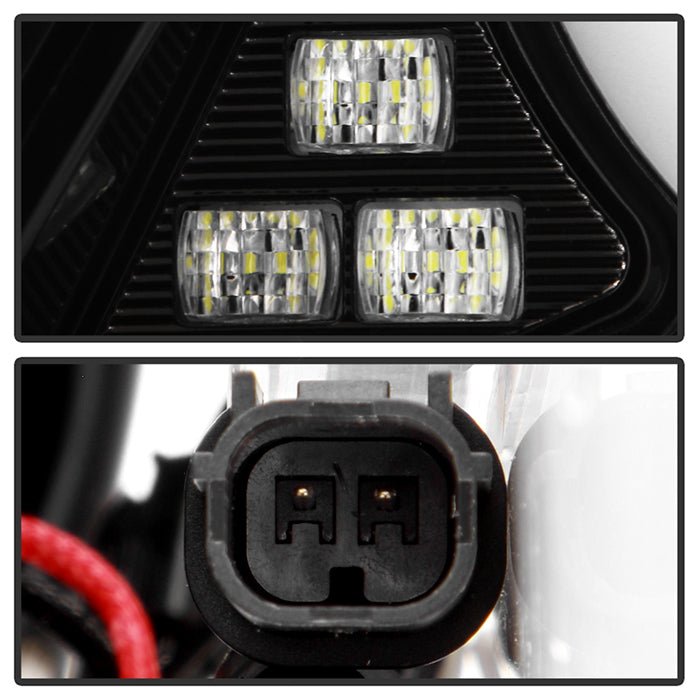SPYDER 16-19 Honda Civic 5 Door Hatchback Light Bar LED Tail Lights - Black Chrome(ALT-YD-HC16HB-BC) 5088819