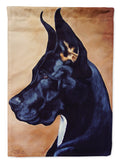 Black Great Dane Garden Flag Mailbox Decorative Yard Banner Outside Patio Artwork for Flower Beds, Garden Size, Multicolor