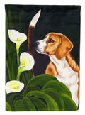 Beagle Lillies Garden Flag Mailbox Decorative Yard Banner Outside Patio Artwork for Flower Beds, Garden Size, Multicolor