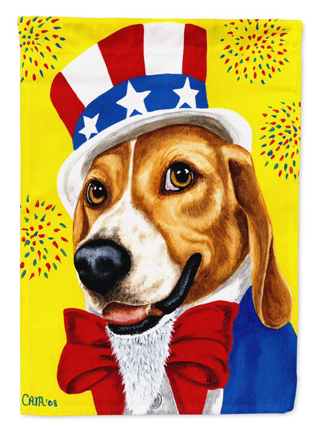 Unble Sam's USA Beagle Garden Flag Mailbox Decorative Yard Banner Outside Patio Artwork for Flower Beds, Garden Size, Multicolor