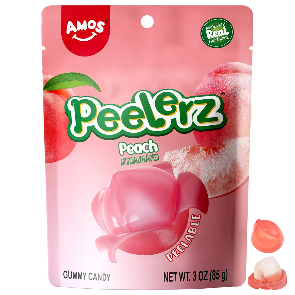 Amos Peelerz Peach 6 pack (3oz)