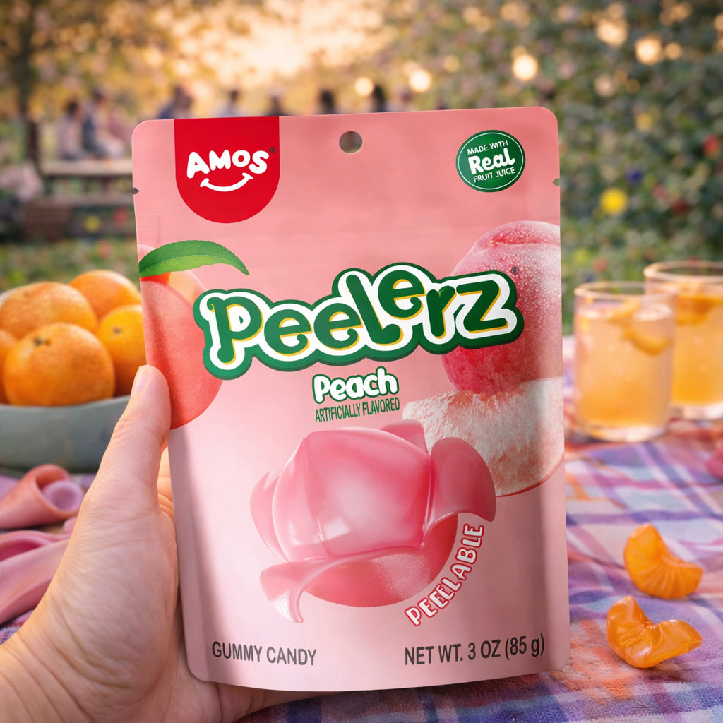 Amos Peelerz Peach 6 pack (3oz)
