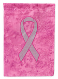 Pink Ribbon for Breast Cancer Awareness Garden Flag Mailbox Decorative Yard Banner Outside Patio Artwork for Flower Beds, Garden Size, Multicolor