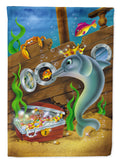 Dolphins Treasure Chest Garden Flag Mailbox Decorative Yard Banner Outside Patio Artwork for Flower Beds, Garden Size, Multicolor