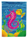 Seahorse Ride Garden Flag Mailbox Decorative Yard Banner Outside Patio Artwork for Flower Beds, Garden Size, Multicolor