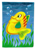 Yellow Fish Garden Flag Mailbox Decorative Yard Banner Outside Patio Artwork for Flower Beds, Garden Size, Multicolor