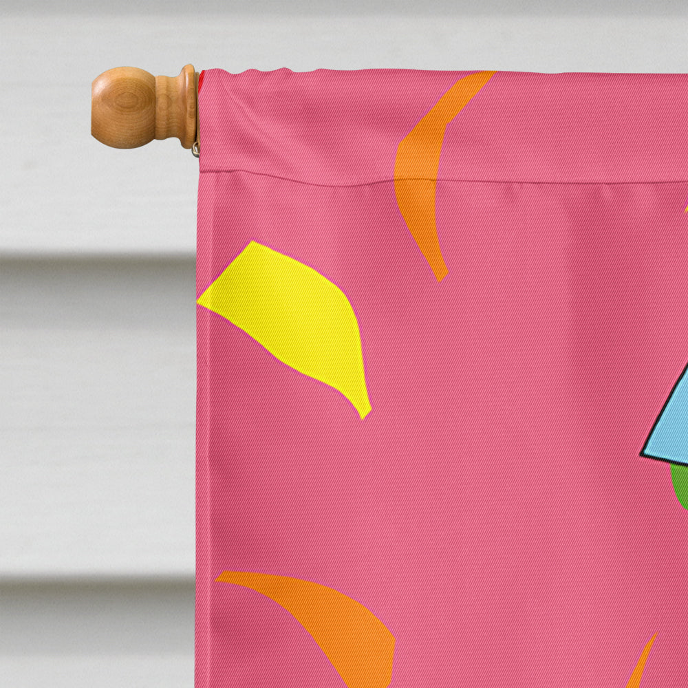 Happy 3rd Birthday Age 3 House Flag 28x40 Porch Sleeve Pole Decorative Outside Yard Banner Artwork Wall Hanging, Polyester