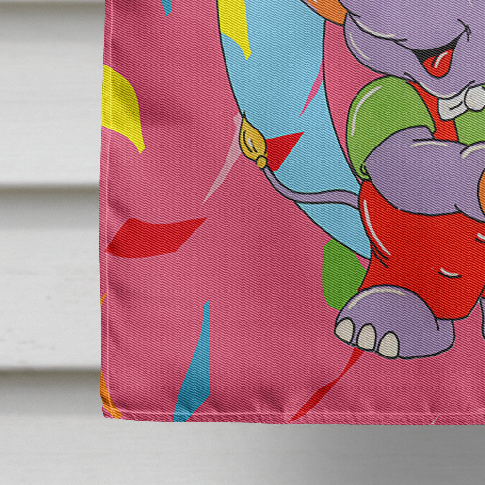 Happy 3rd Birthday Age 3 House Flag 28x40 Porch Sleeve Pole Decorative Outside Yard Banner Artwork Wall Hanging, Polyester