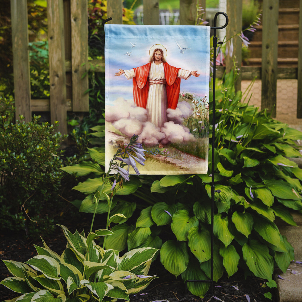 Easter Jesus is Risen Garden Flag Mailbox Decorative Yard Banner Outside Patio Artwork for Flower Beds, Garden Size, Multicolor