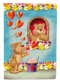 Teddy Bear Romeo and Juliet Love Garden Flag Mailbox Decorative Yard Banner Outside Patio Artwork for Flower Beds, Garden Size, Multicolor